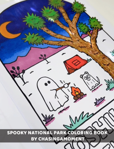 Spooky National Park Coloring Book vol. 1