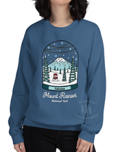 Load image into Gallery viewer, Winter Mount Rainier National Park Unisex Sweatshirt | LAKE BLUE