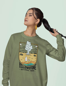 Yellowstone Spooky National Park Unisex Sweatshirt | MOSS