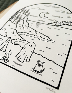 Original INK | Spooky National Park ACADIA