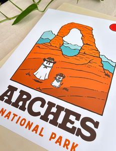 Arches Spooky National Park 11x14 inch Art Print