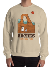 Load image into Gallery viewer, Arches Spooky National Park Unisex Sweatshirt | SAND