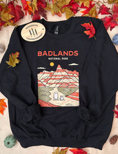 Load image into Gallery viewer, Badlands Spooky National Park Unisex Sweatshirt | BLACK