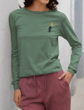Load image into Gallery viewer, Coffee or Die Comfort Colors Unisex heavyweight long-sleeve shirt | PINE