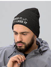 Load image into Gallery viewer, Hiked It Liked It Embroidered Cuffed Beanie | DARK GRAY