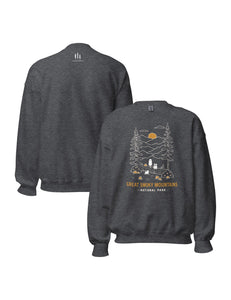 Great Smoky Mountains Spooky National Park Unisex Sweatshirt | DARK HEATHER