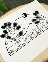 Load image into Gallery viewer, Original INK | Spooky National Park JOSHUA TREE