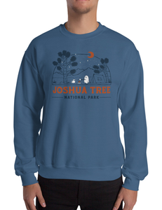 Joshua Tree Spooky National Park Unisex Sweatshirt | LAKE BLUE