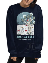 Load image into Gallery viewer, Winter Joshua Tree National Park Unisex Sweatshirt | NAVY