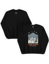 Load image into Gallery viewer, Lassen Volcanic Spooky National Park Unisex Sweatshirt | BLACK