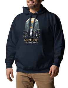Olympic Spooky National Park Unisex Hoodie | MIDNIGHT