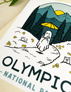 Olympic Spooky National Park 11x14 inch Art Print