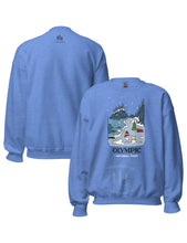 Load image into Gallery viewer, Winter Olympic National Park Unisex Sweatshirt | HEATHER DEEP ROYAL