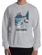 Load image into Gallery viewer, Winter Olympic National Park Unisex Sweatshirt | SPORT GREY