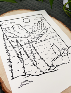 Original INK | Spooky National Park ROCKY MOUNTAIN