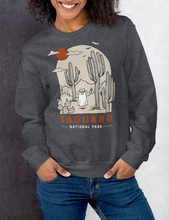 Load image into Gallery viewer, Saguaro Spooky National Park Unisex Sweatshirt | CHARCOAL