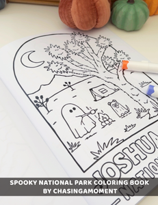 Spooky National Park Coloring Book vol. 1