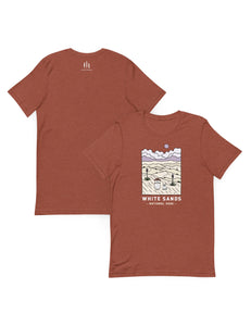 White Sands Spooky National Park Unisex t-shirt | HEATHER CLAY