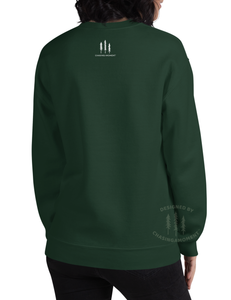 Winter Yosemite National Park Unisex Sweatshirt | FOREST GREEN