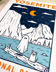 Yosemite Spooky National Park 11x14 inch Art Print