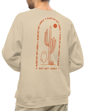 Load image into Gallery viewer, Alone But Not Lonely Unisex Sweatshirt | SAND