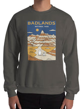 Load image into Gallery viewer, Badlands Spooky National Park Unisex Sweatshirt | CHARCOAL