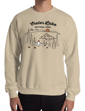 Load image into Gallery viewer, Crater Lake Spooky National Park Unisex Sweatshirt | SAND