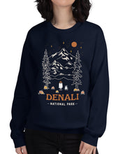 Load image into Gallery viewer, Denali Spooky National Park Unisex Sweatshirt | NAVY