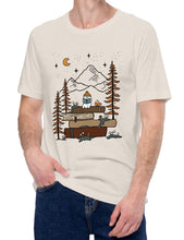 Load image into Gallery viewer, Pages and Pine Unisex t-shirt | HEATHER DUST