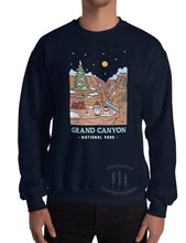 Load image into Gallery viewer, Winter Grand Canyon National Park Unisex Sweatshirt | NAVY