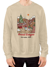 Load image into Gallery viewer, Winter Grand Canyon National Park Unisex Sweatshirt | SAND