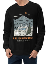 Load image into Gallery viewer, Lassen Volcanic Spooky National Park Unisex Sweatshirt | BLACK