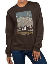 Load image into Gallery viewer, Mammoth Cave Spooky National Park Unisex Sweatshirt | DARK BROWN