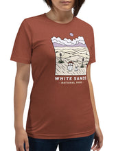 Load image into Gallery viewer, White Sands Spooky National Park Unisex t-shirt | HEATHER CLAY