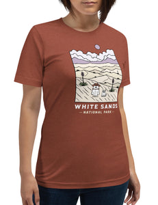 White Sands Spooky National Park Unisex t-shirt | HEATHER CLAY