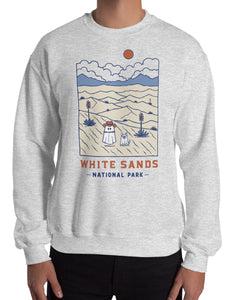 White Sands Spooky National Park Unisex Sweatshirt | ASH