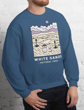 Load image into Gallery viewer, White Sands Spooky National Park Unisex Sweatshirt | LAKE BLUE