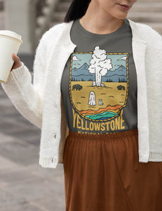 Yellowstone Spooky National Park Unisex t-shirt | ASPHALT