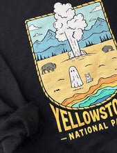 Load image into Gallery viewer, Yellowstone Spooky National Park Unisex Sweatshirt | BLACK