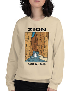Zion Spooky National Park Unisex Sweatshirt | SAND