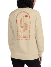 Load image into Gallery viewer, Alone But Not Lonely Unisex Sweatshirt | SAND