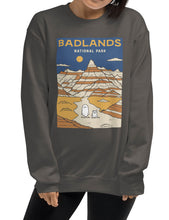Load image into Gallery viewer, Badlands Spooky National Park Unisex Sweatshirt | CHARCOAL
