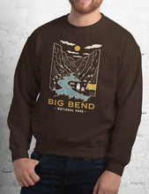 Load image into Gallery viewer, Big Bend Spooky National Park Unisex Sweatshirt | DARK BROWN