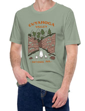 Load image into Gallery viewer, Cuyahoga Valley Spooky National Park Unisex t-shirt | SAGE