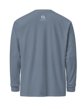 Load image into Gallery viewer, Pages and Pine Comfort Colors heavyweight long-sleeve shirt | BLUE JEAN