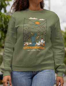 Shenandoah Spooky National Park Unisex Sweatshirt | MOSS