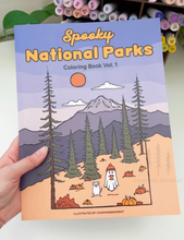 Load image into Gallery viewer, Spooky National Park Coloring Book vol. 1