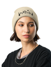 Load image into Gallery viewer, Evergreen Mountain Embroidered Waffle beanie | BIRCH