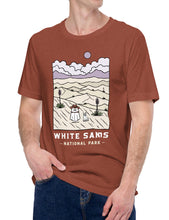 Load image into Gallery viewer, White Sands Spooky National Park Unisex t-shirt | HEATHER CLAY
