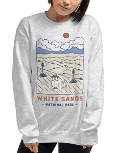 White Sands Spooky National Park Unisex Sweatshirt | ASH